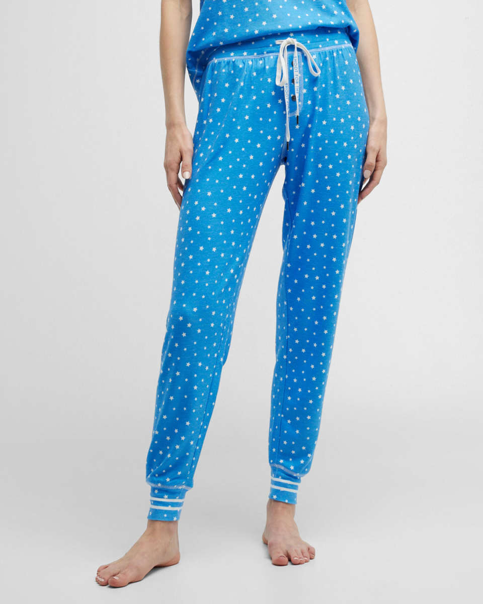 Blue Star Printed Pajama Pants